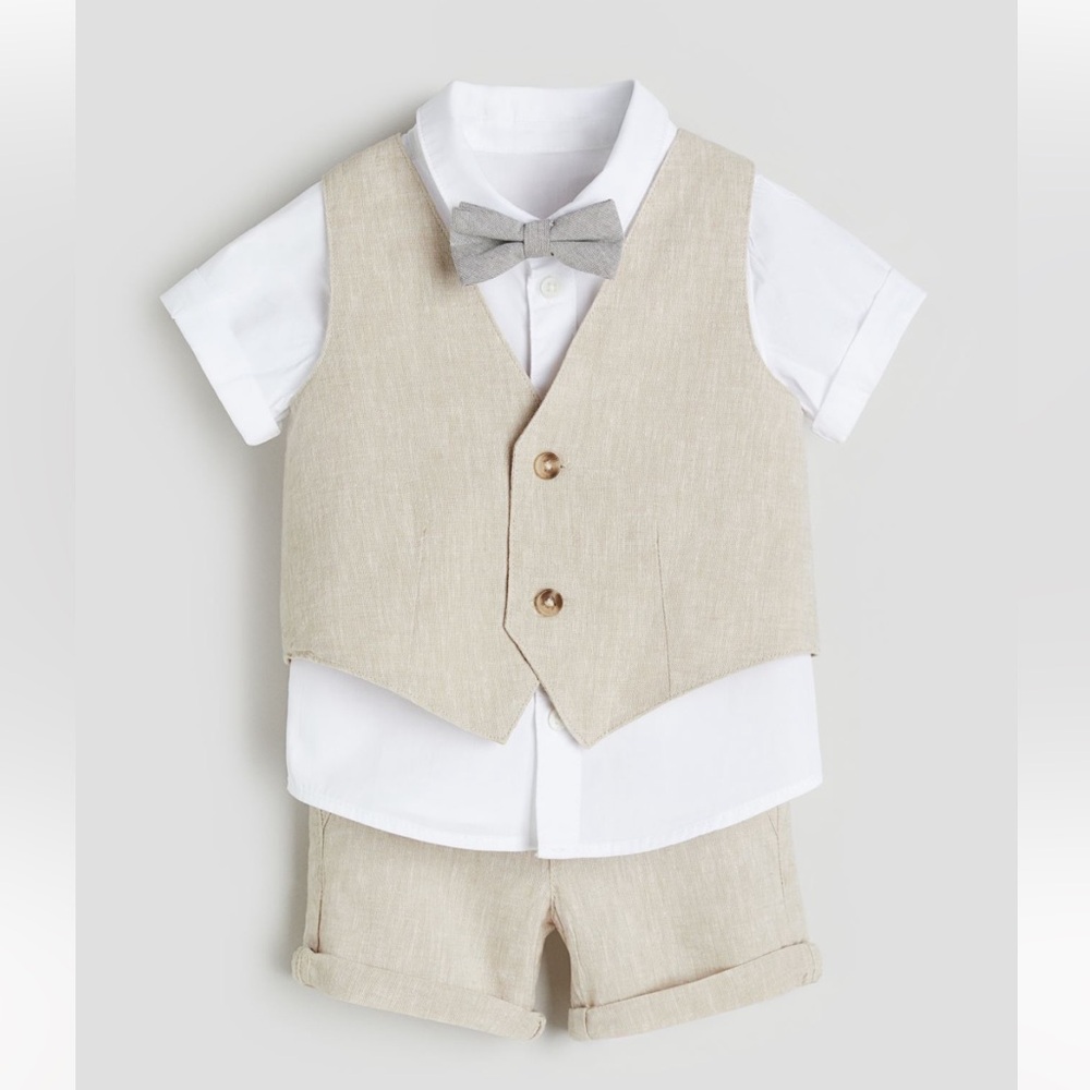 H&M 4 piece linen set